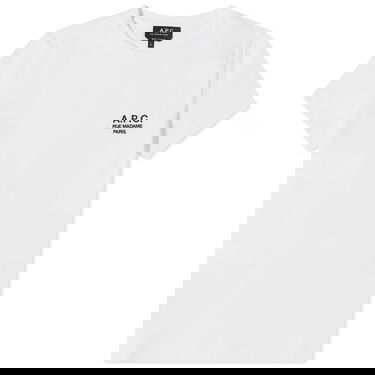 Tričko A.P.C. Denise Logo T-Shirt Biela | COEZC-F26842-AAB, 0