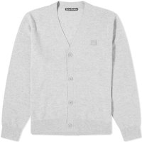 Sveter Acne Studios Keve New Face Cardigan Šedá | C60038-X92, 1