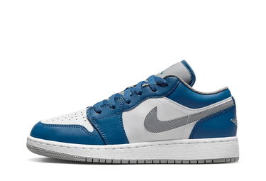Tenisky a topánky Jordan Air Jordan 1 Low "True Blue Cement" GS Modrá | 553560-412, 1