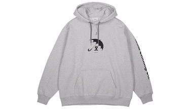 Mikina Makia Paraply Hooded Sweatshirt Šedá | U40097_910, 1