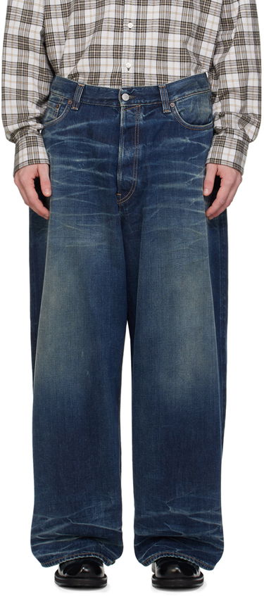 Džínsy Acne Studios Super Baggy Indigo Jeans Modrá | B00372-, 0