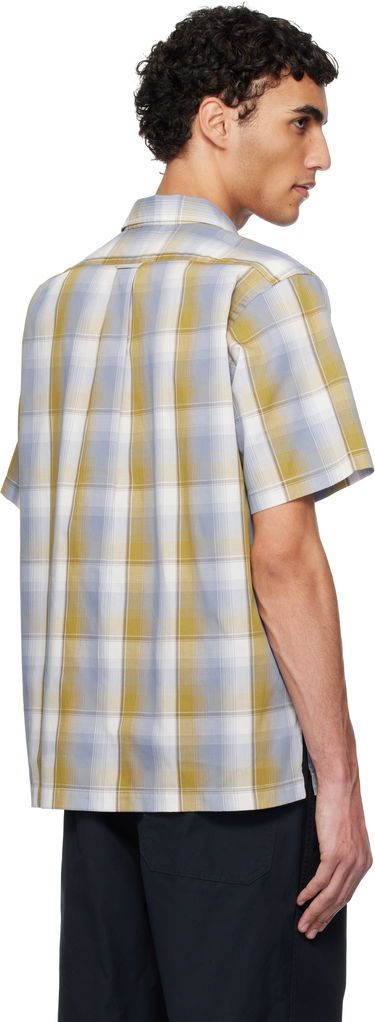 Košeľa NANAMICA Nanamica Open Collar Pique Short Sleeve Shirt Modrá | S25SG076U, 2