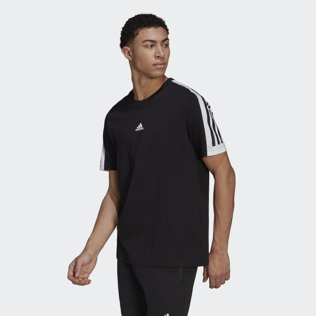 Tričko adidas Originals Future Icons 3-Stripes Tee Čierna | HK2284, 0