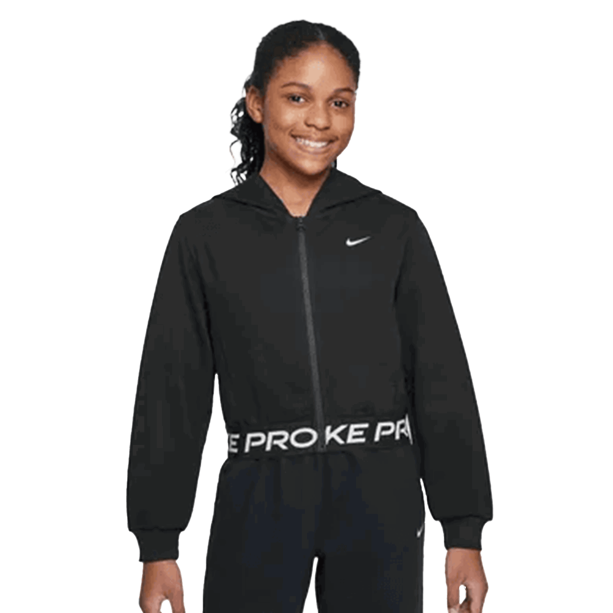 Mikina Nike Pro Training Full-Zip Fleece Hoodie Čierna | HQ9312-011, 0