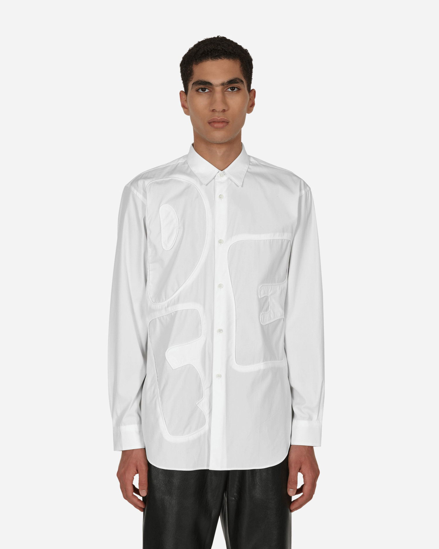 Košeľa Comme des Garçons Alphabet Shirt Biela | FJ-B008-W22 2, 1