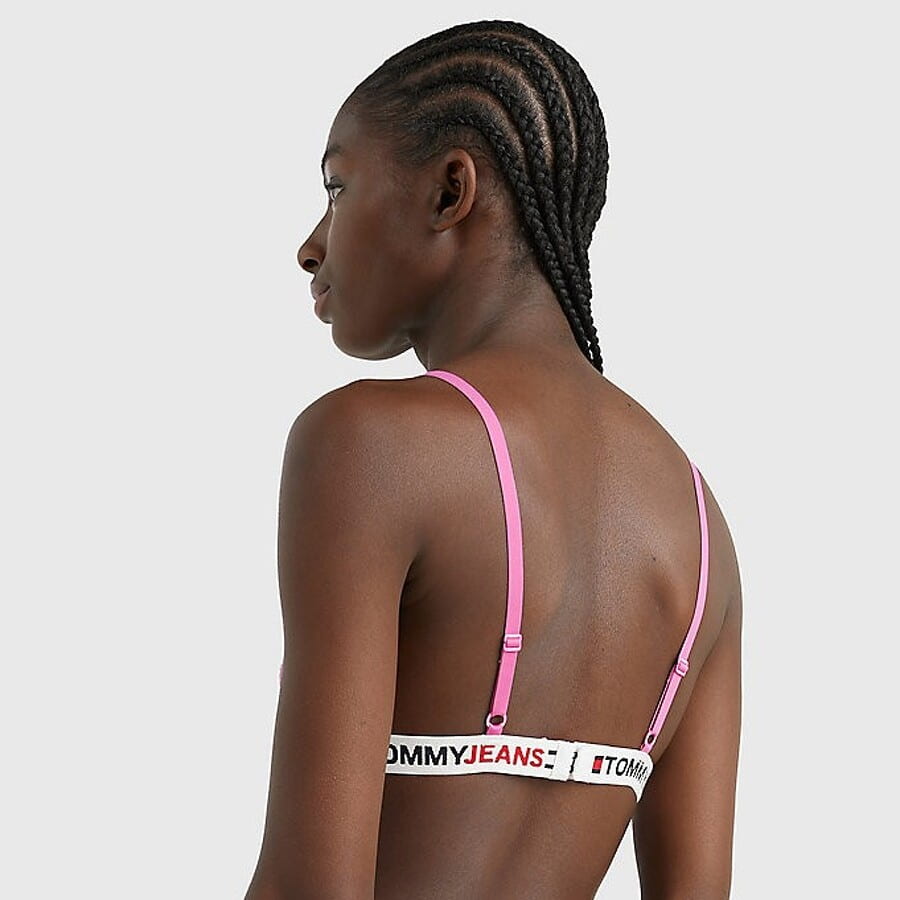 Podprsenka Tommy Hilfiger Unlined Lace Triangle Bra Ružová | UW0UW03829 TO5, 1