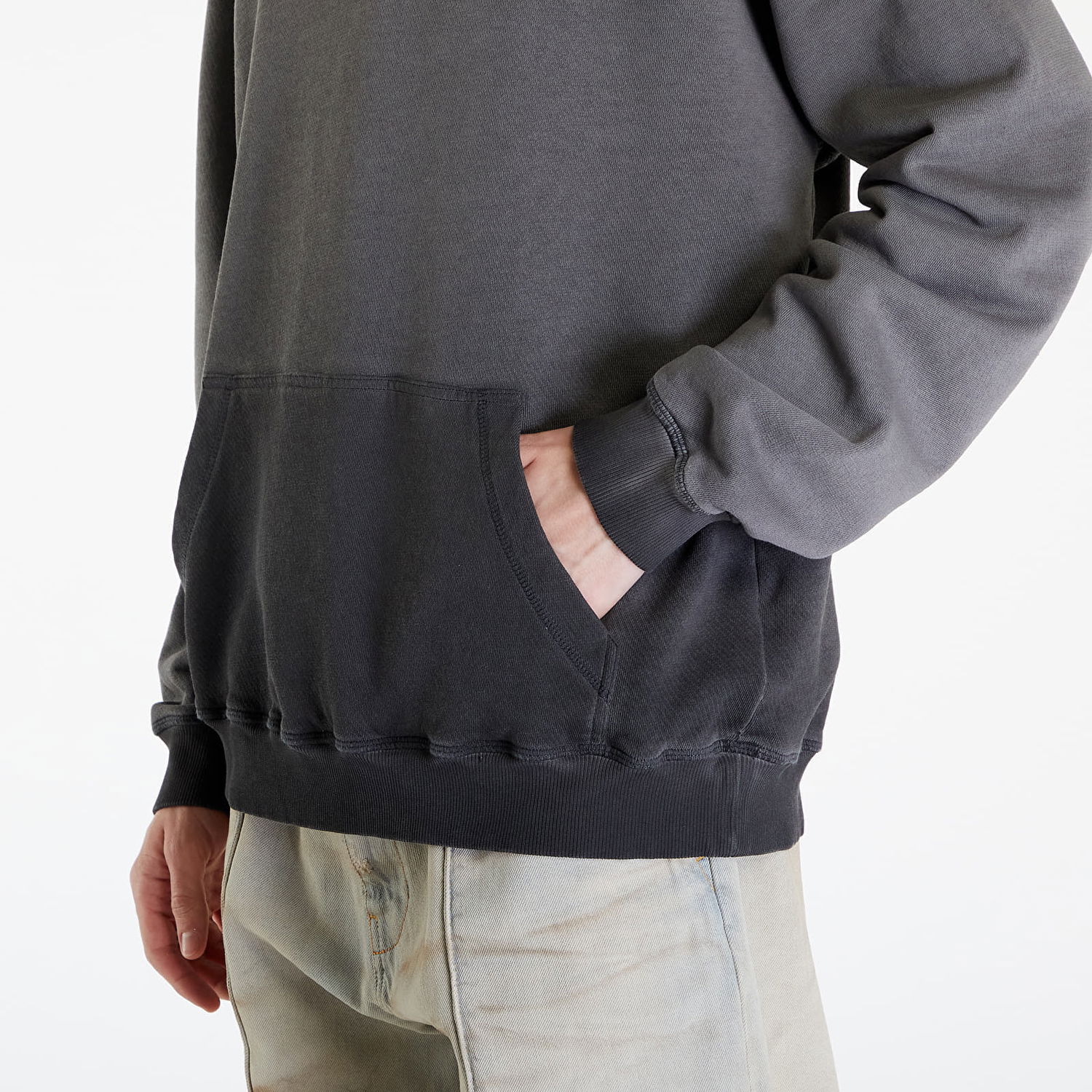 Mikina Diesel S-Boxt-N10 Hoodie UNISEX Grey Šedá | A13396_0IMAK Black, 1