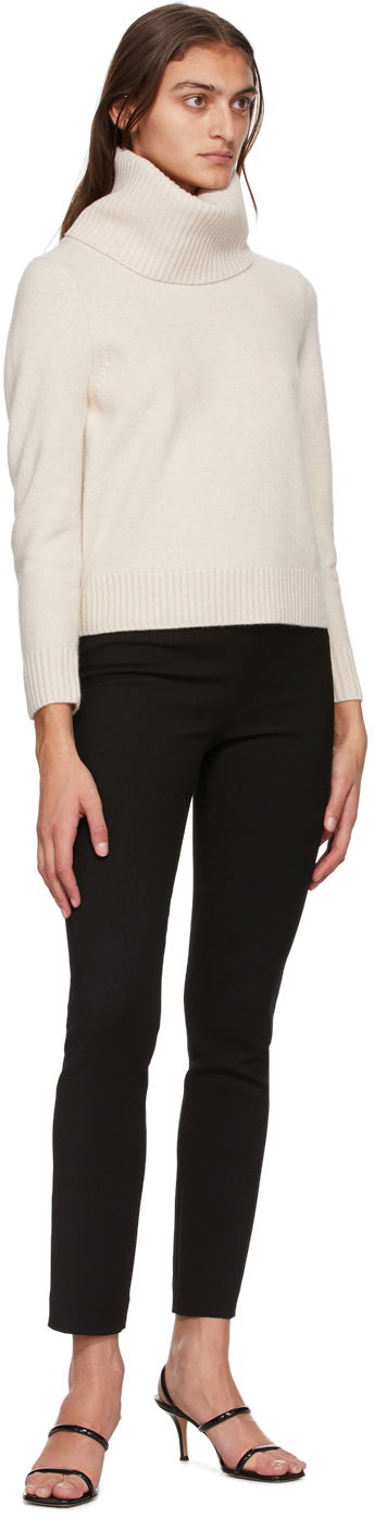 Sveter TOTEME TOTEME Prati Wool & Cashmere Turtleneck Béžová | 204-562-752, 3