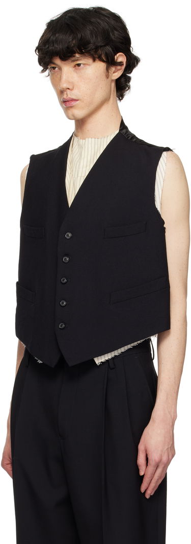 Vesta Maison Margiela Maison Margiela Raw Edge Waistcoat Čierna | S50FB0110 S53915, 3