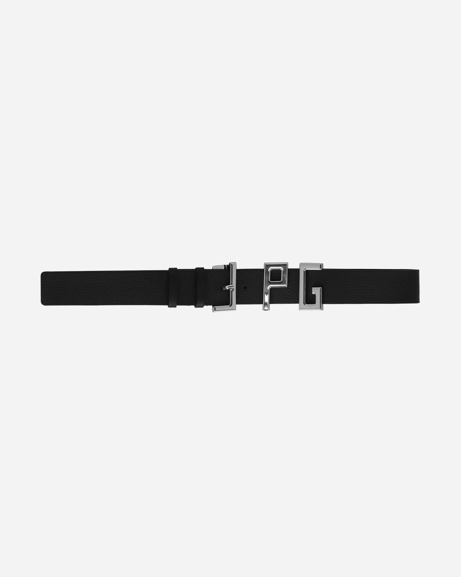 Leather Belt With Metal Logo