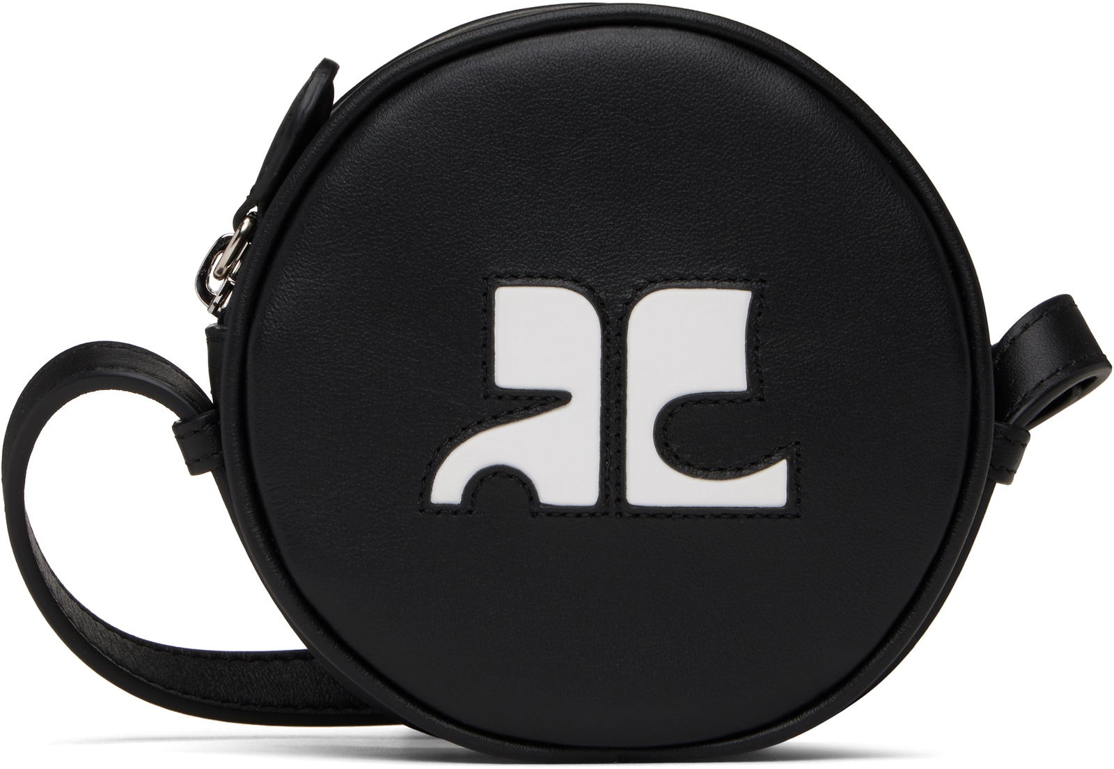 Courrèges Reedition Leather Circle Bag
