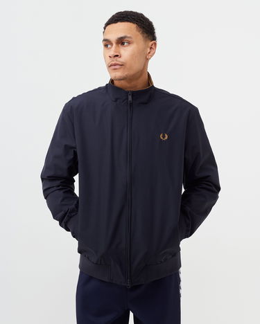 Bomber bunda Fred Perry BRENTHAM JACKET Čierna | J2660-608, 1