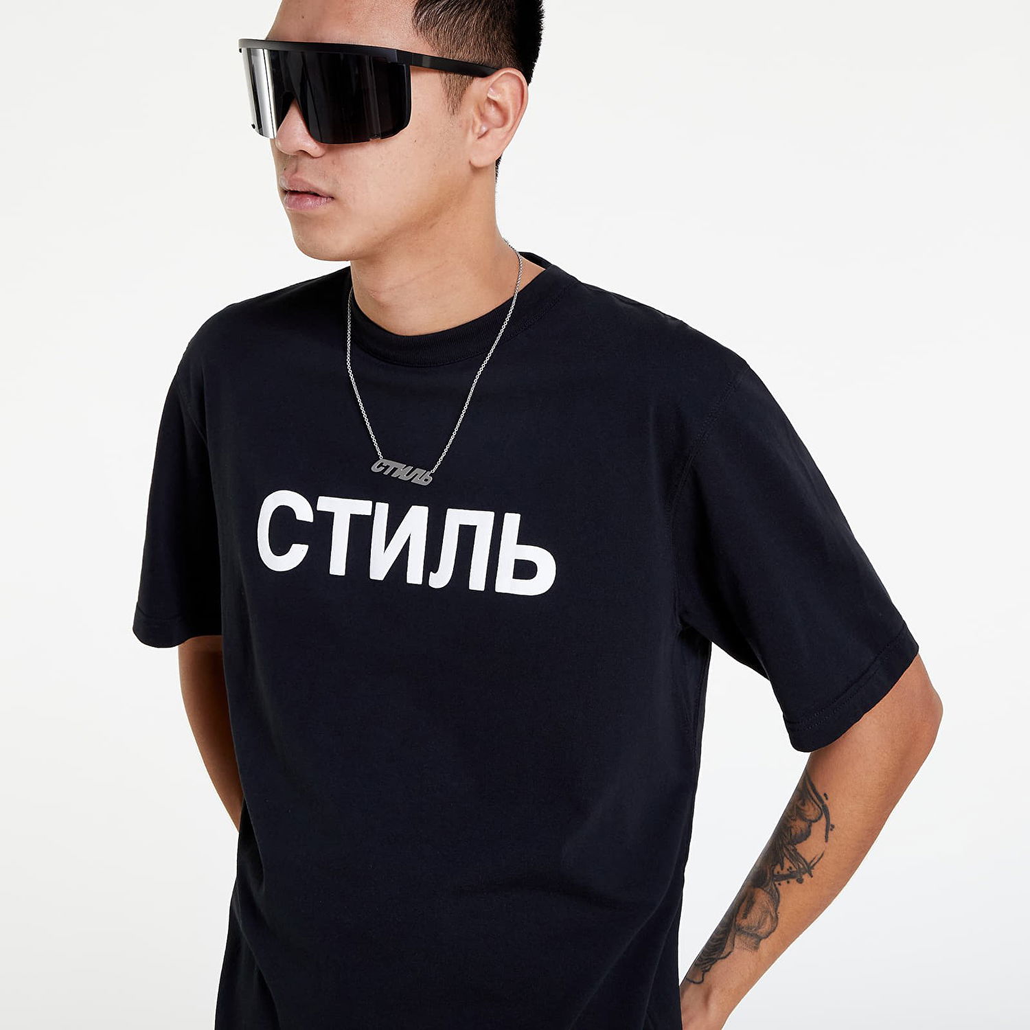 Tričko HERON PRESTON Ctnmb Tee Čierna | HMAA032C99JER0021001, 1