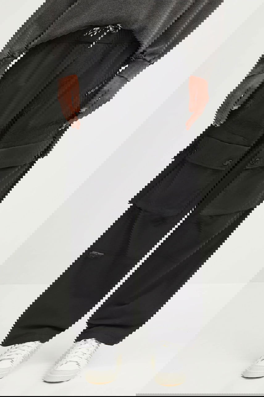 Cargo nohavice AAPE by A Bathing Ape Main Woven Cargo Pants Čierna | AAPPTMB633XXN, 0