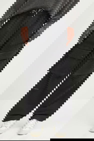 Cargo nohavice AAPE by A Bathing Ape Main Woven Cargo Pants Čierna | AAPPTMB633XXN, 0