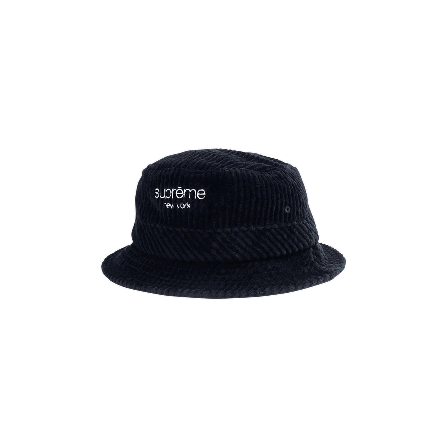 Klobúk Supreme Wide Wale Corduroy Crusher Hat Čierna | SS20H112 BLACK, 0