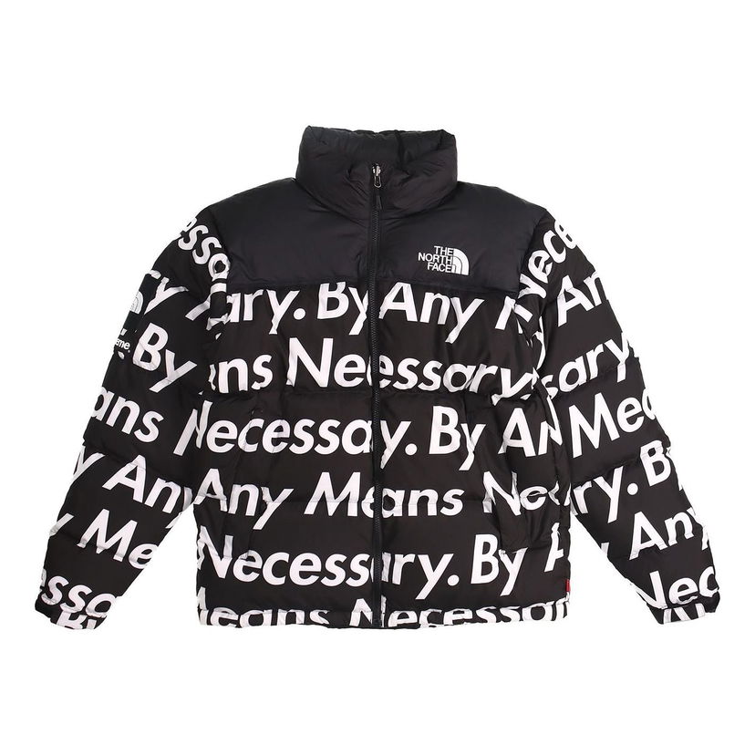 Prešívaná bunda Supreme FW15 The North Face By Any Means Nuptse Jacket Čierna | SUP-FW15-620