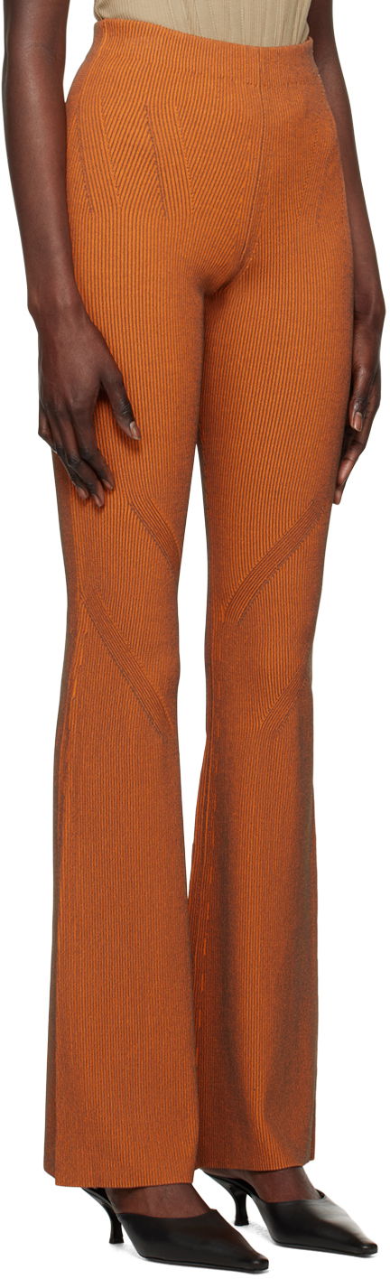Legíny Dion Lee Angled Knit Trousers Oranžová | C7154R23, 1