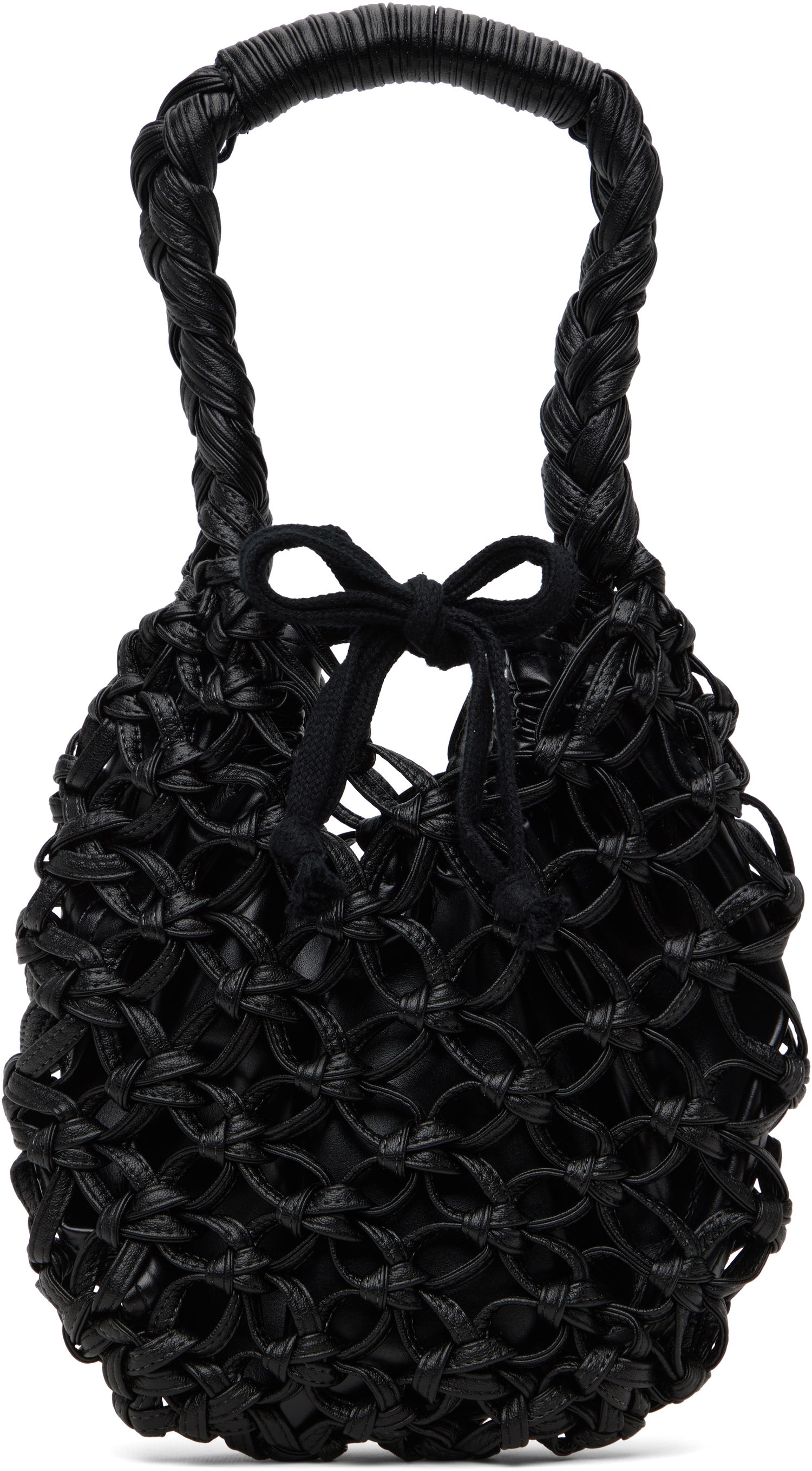 Kabelka Junya Watanabe Junya Watanabe Knotted Handbag Čierna | JO-K203-051-1, 0