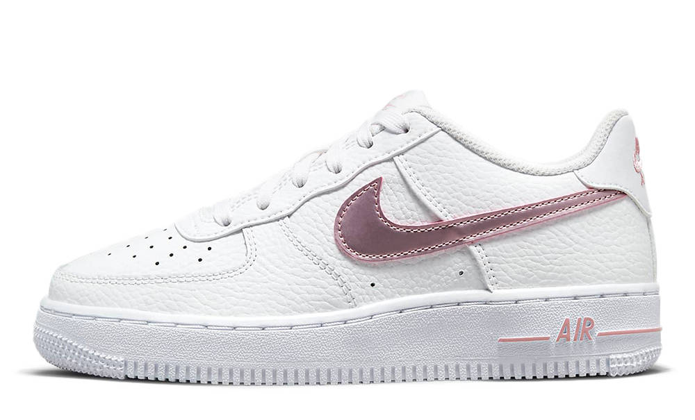 Tenisky a topánky Nike Air Force 1 White "Pink Glaze" GS Biela | CT3839-104, 0