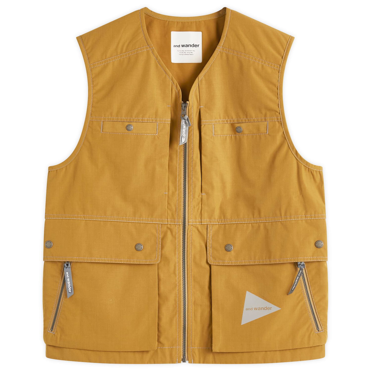 Vesta and wander And Wander Tough Aramid Vest, Size Large Žltá | 5745181065-190, 0