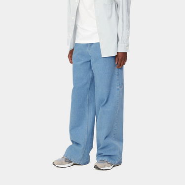 Džínsy Carhartt WIP Jens Pant "Blue Heavy Stone Wash" Modrá | I032709_01_60, 4