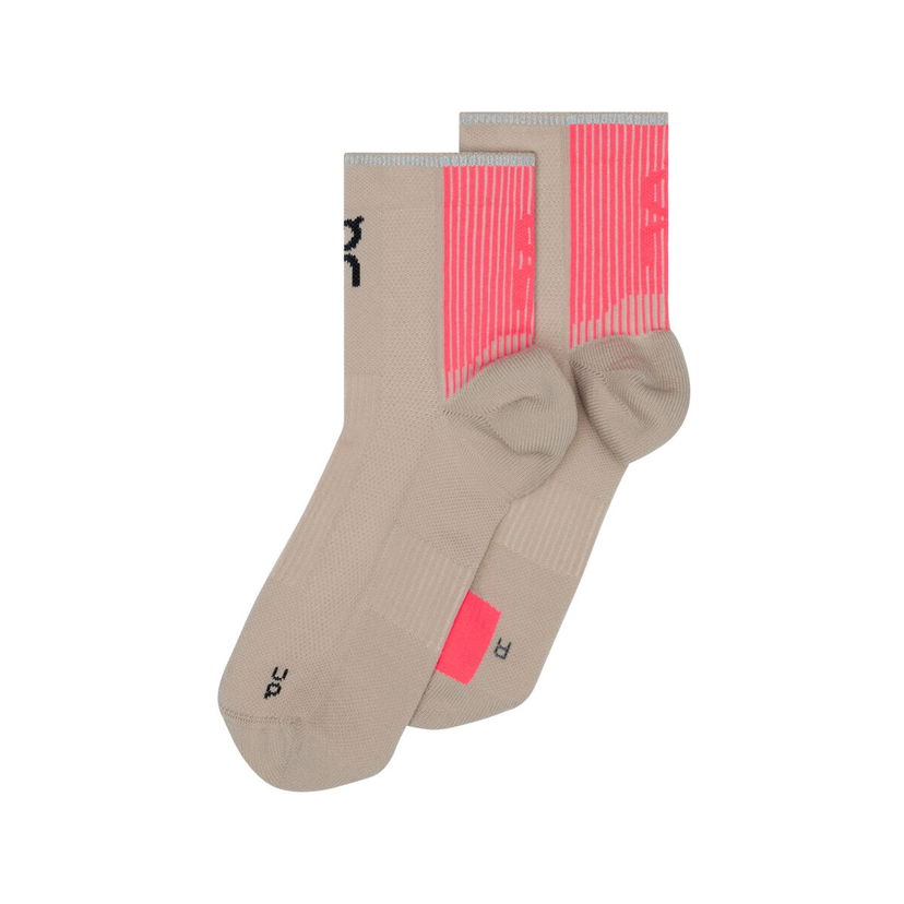 Ponožky On Running Performance Run Mid Socks Béžová | 2UF10053952