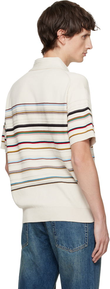 Polo tričko Paul Smith Signature Stripe Short-Sleeve Knit Polo Rôznofarebný | M1R-532Z-T02765-02, 2