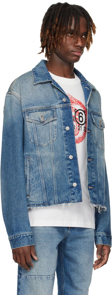 Bunda Maison Margiela MM6 Maison Margiela Sports Denim Jacket Modrá | SH0AM0026 M30018, 1