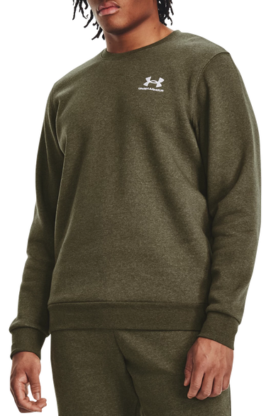 Mikina Under Armour Essential Fleece Crew Sweatshirt Zelené | 1374250-391, 0