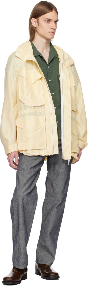 Vetrovka Ranra RANRA Explorer Silk Ripstop Long Hoodie Jacket Žltá | AMSS25OW01516, 3