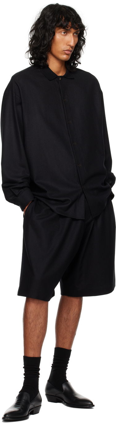 Šortky The Row Aimir Black Wool Shorts Čierna | 779-W3301, 3