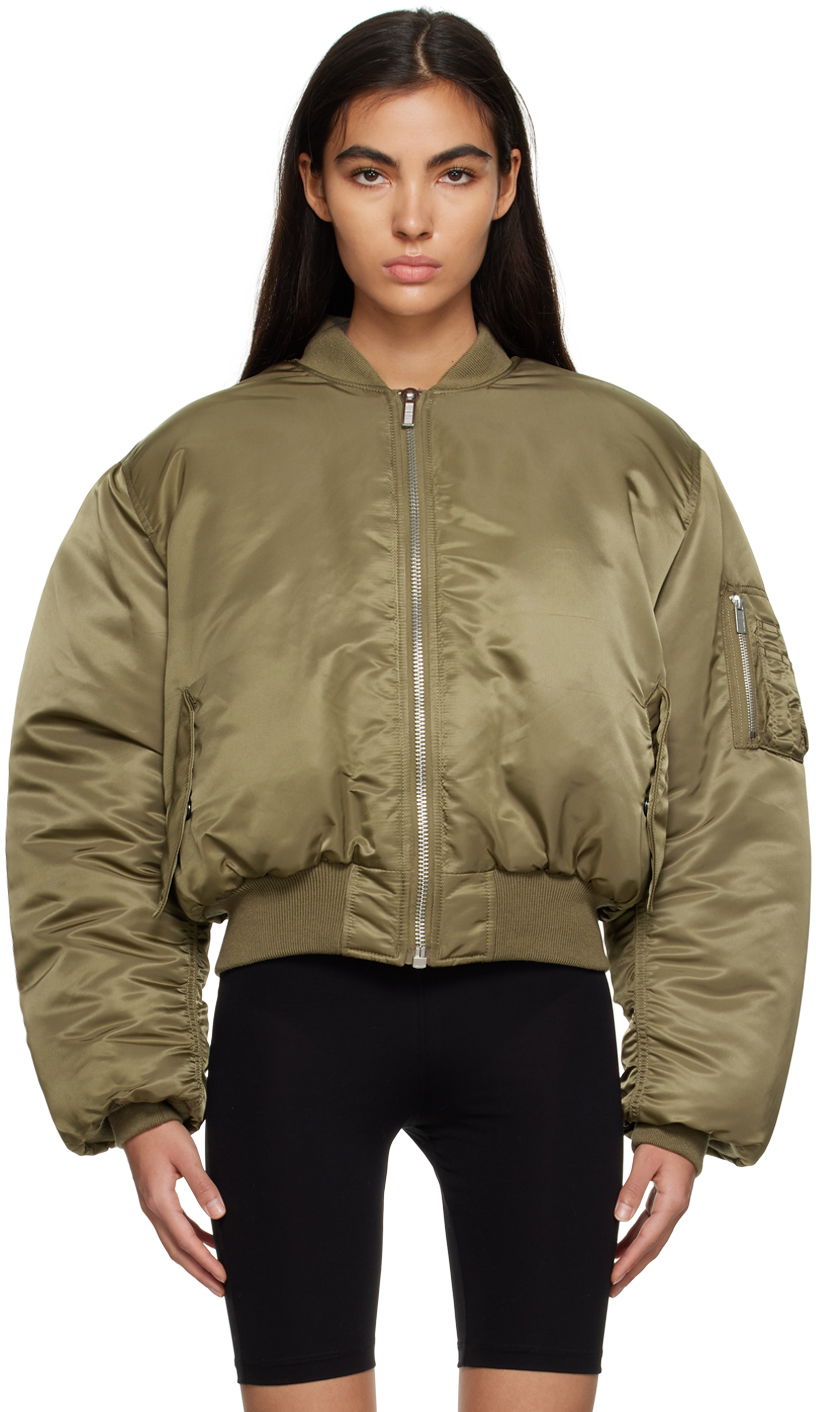 Bomber bunda VETEMENTS Alpha Industries Edition Reversible Bomber Jacket Zelené | VL16JA320G