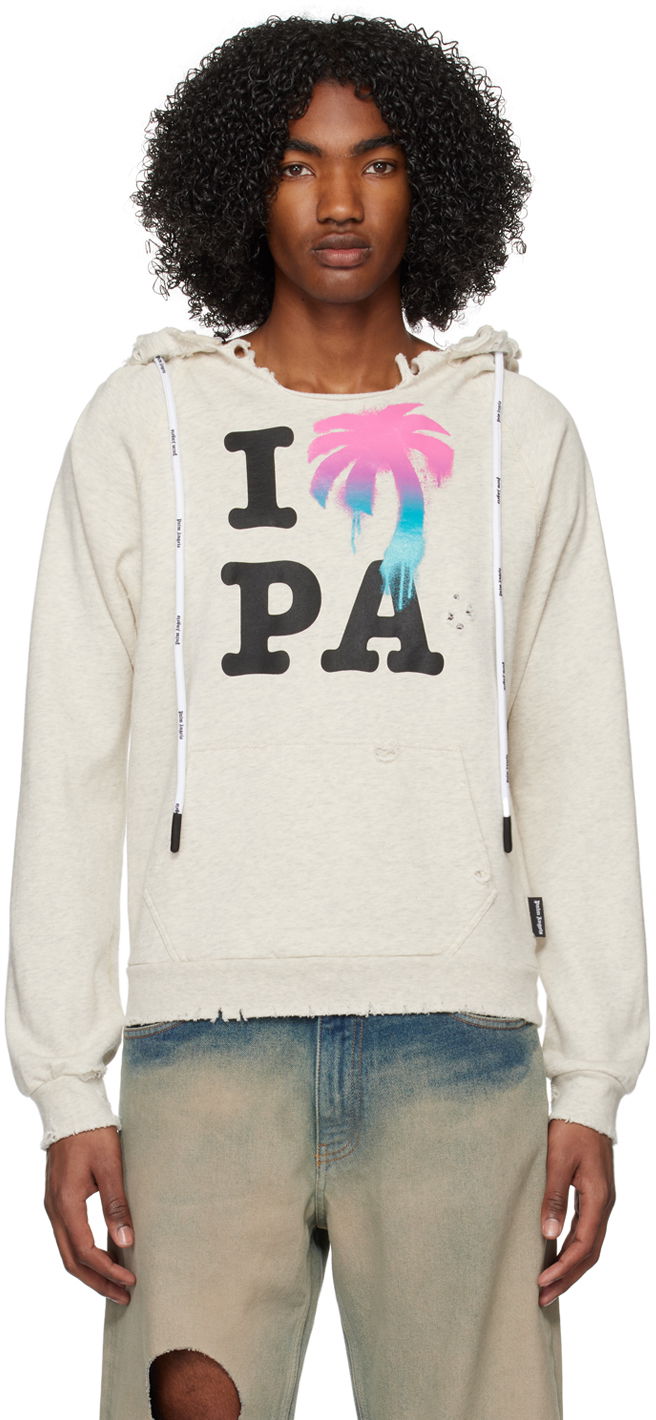 'I Love PA' Distressed Hoodie