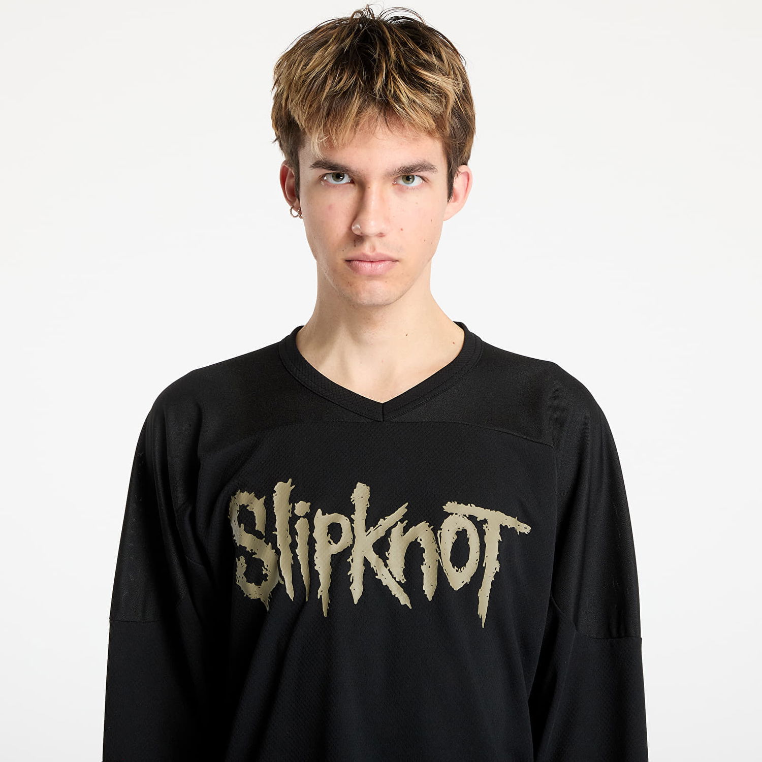 Sveter Pleasures PLEASURES x Slipknot X-Ray Hockey Jersey Čierna | P25SK012 BLACK, 1