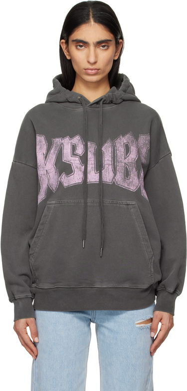 Mikina Ksubi Ksubi World Tour Oh G Hoodie Šedá | WPS25FL003, 0