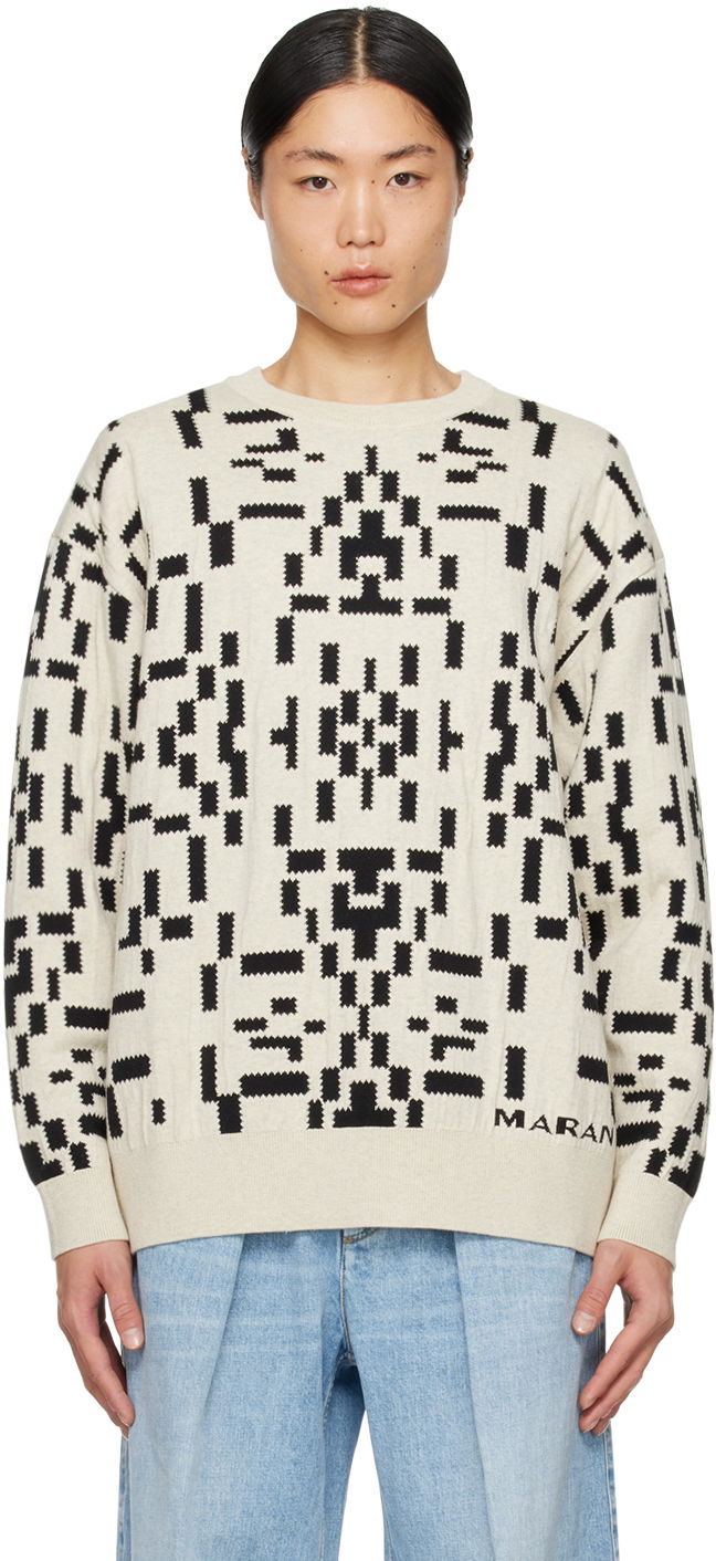 Sveter ISABEL MARANT Baltimi Sweater "Off-White" Béžová | 24PPU0388HA-B1L01H, 0