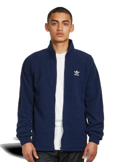 Mikina adidas Originals Trefoil Teddy Fleece Jacket Navy | HK7296