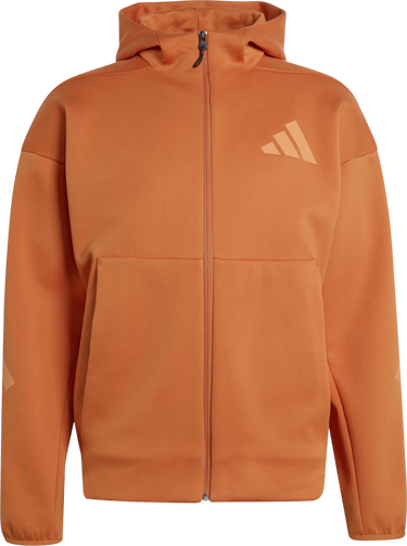 Mikina adidas Performance Z.N.E. Full-Zip Hooded Jacket Oranžová | KE4679, 2