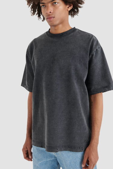Tričko AXEL ARIGATO Wes Distressed T-Shirt Čierna | A2225001, 5