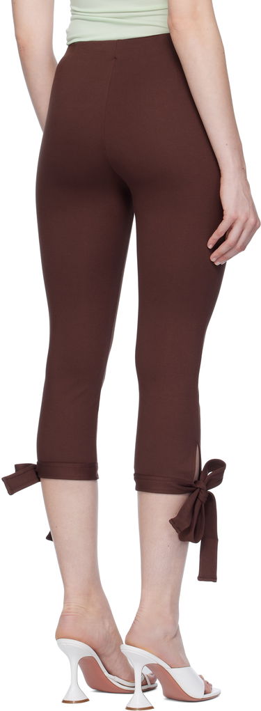 Legíny Miaou Miaou Emma Capri Short Leggings Hnedá | 1052PONCHO, 2