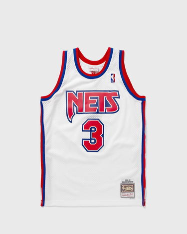Dres Mitchell & Ness NBA Swingman Jersey New Jersey Nets 1992-93 Drazen Petrovic #3 Biela | SMJYLG19016-NJNWHIT92DPE, 0
