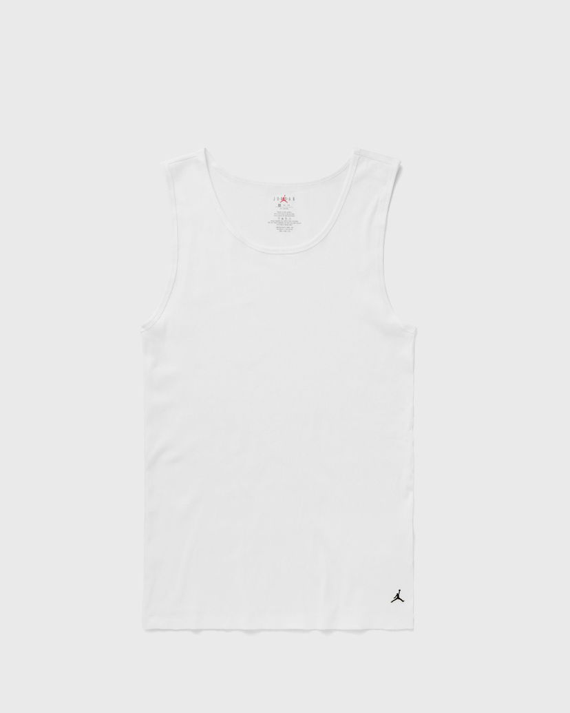 Tielko Jordan Jordan Flight Base Tank Top 2-Pack Biela | JM0626-001