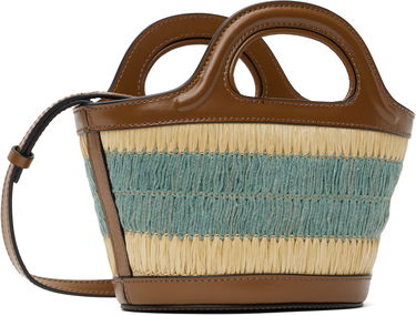 Kabelka Marni Marni Raffia Tropicalia Micro Tote Bag Hnedá | BMMP0067Q8 P8273, 2