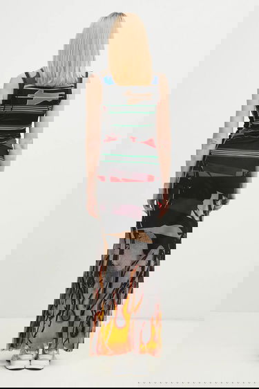 Šaty Ottolinger Ottolinger Mesh Maxi Dress Rôznofarebný | 101.500301.01, 2
