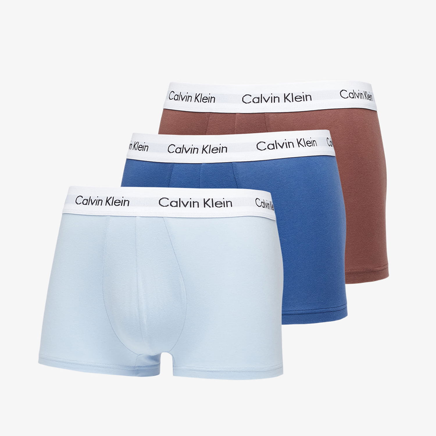 Boxerky CALVIN KLEIN Cotton Stretch Classic Fit Low Rise Trunk 3-Pack Rôznofarebný | U2664G H59, 0