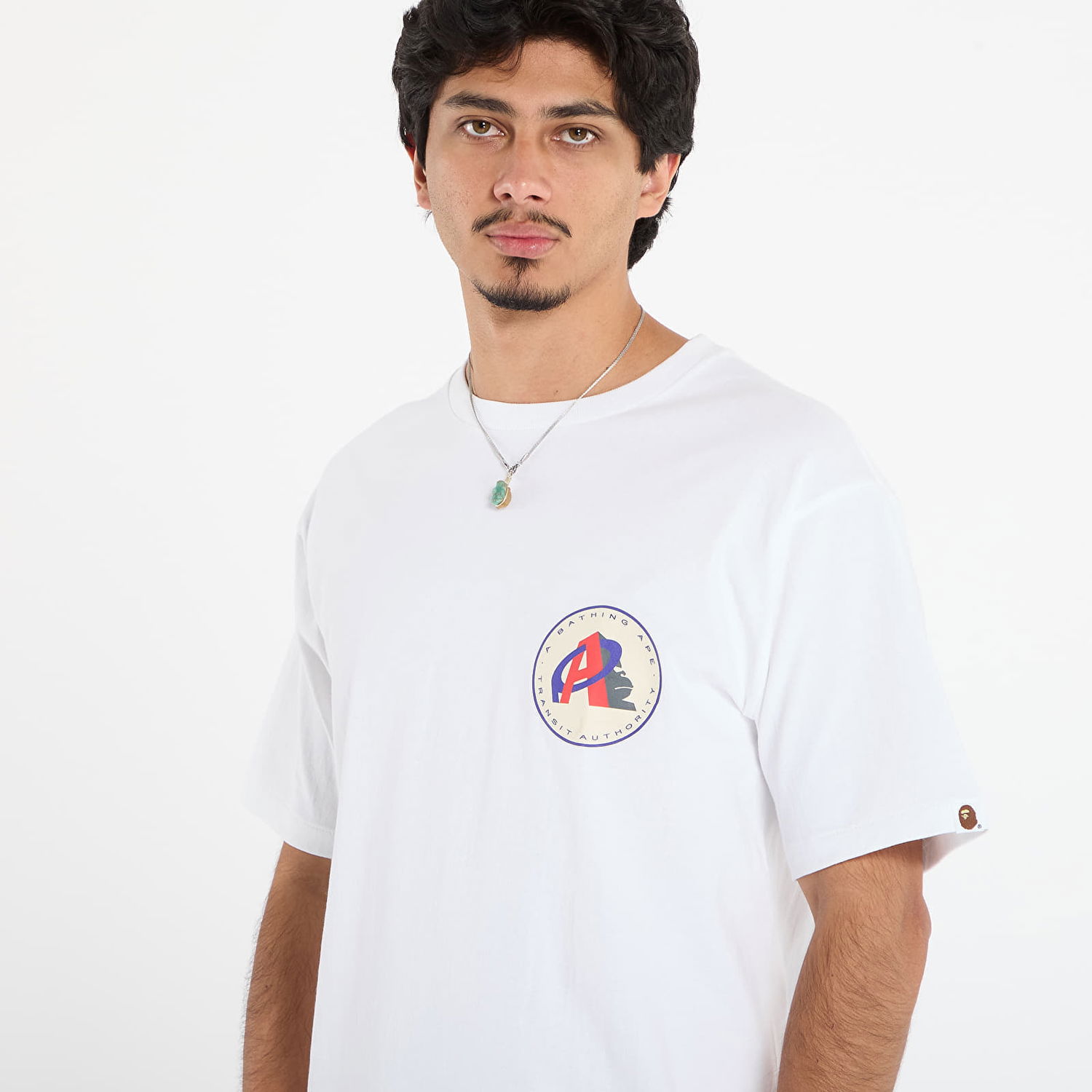 Tričko BAPE Ape Transit Authority Tee Biela | 001TEL801051MWHT, 1