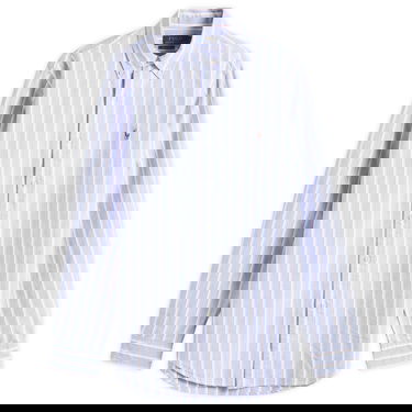 Košeľa Polo by Ralph Lauren Ralph Lauren Men's Custom Fit Striped Shirt, Size Large Modrá | 710928918002, 1