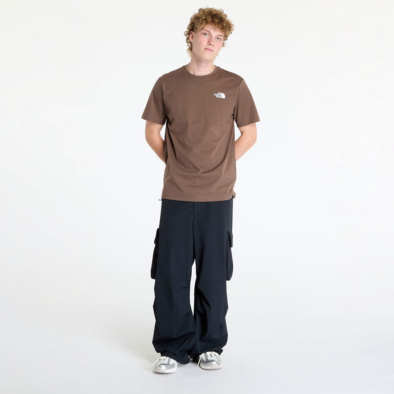 S/S Box Nse Tee Smokey Brown/Tnf Black