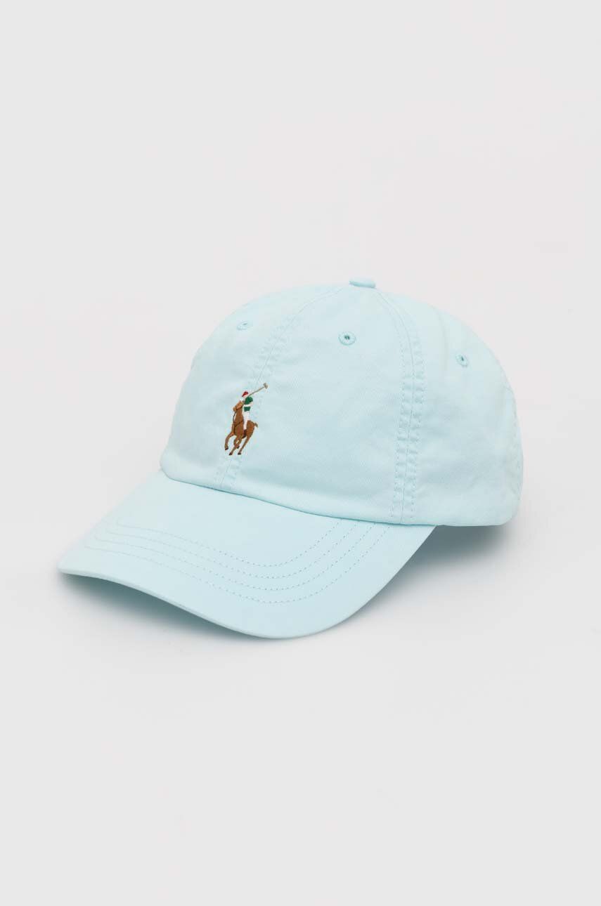 Klobúk Polo by Ralph Lauren Kšiltovka Polo Ralph Lauren tyrkysová barva, s potiskem Tyrkysová | 710834737, 0